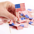 customized Flag national flag tag toothpick flag